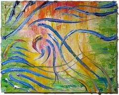 Original Landscape Oil Painting Modern Canvas Garden Flowers Nr Art Signed 16×20