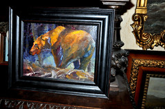 Grizzly Bear Painting by well listed Idaho artist Terry Lee