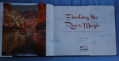 Oil on Canvas Grand Canyon River Landscape & Book by Arizona Artist Arline Tinus