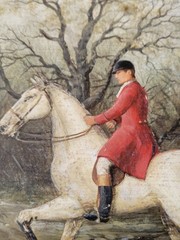 Glynn Williams Beautifull Masterpiece Dogs Horses people British Painting