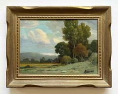 George Bickerstaff -Rural California Landscape circa 1940s or early ’50s