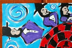 ABE LINCOLN A-ROUND Jr CHARLIE FAST OUTSIDER POLITICAL FOLK POP ART PRESIDENT
