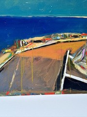 Donald Archer Painting Sea View Modernist Expressionist California Listed Famous