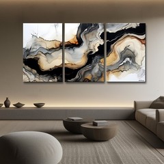 Large Canvas Painting, Modern Canvas wall art, Alcohol ink Abstract Artwork
