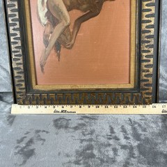 Sandor Klein Female Nude Painting Signed Oil On Board Mid Century Expressionism