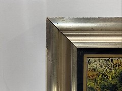 VTG. Reverse Painting on Glass of University of Michigan