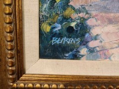 Howard Behrens Framed Oil Painting On Canvas Glicee Village Hideaway