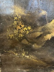 Original Oil Painting By Edward Landseer, Ca. 1870, Oil on Canvas