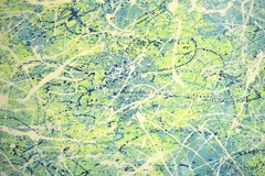 Jackson Pollock Style Giant Canvas Painting 81”X62” (6 Foot 9 inch) Abstract