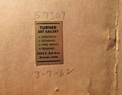 FRENCH ARTIST MICHEL TAPIE‘ 1909- 1987 WATER COLOR CITYSCAPE