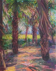 LOWER SUWANNEE WILDLIFE REFUGE Original Florida Landscape Oil Painting Signed