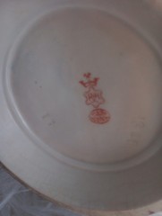 Art Noveau Vase 13X 7. 1 X2 Handmade Paint. Soo Gourgeus 1883 .perfect Cond.
