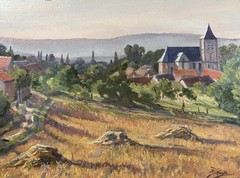 Old Oil On Panel Signed Impressionism Post-Impressionism France