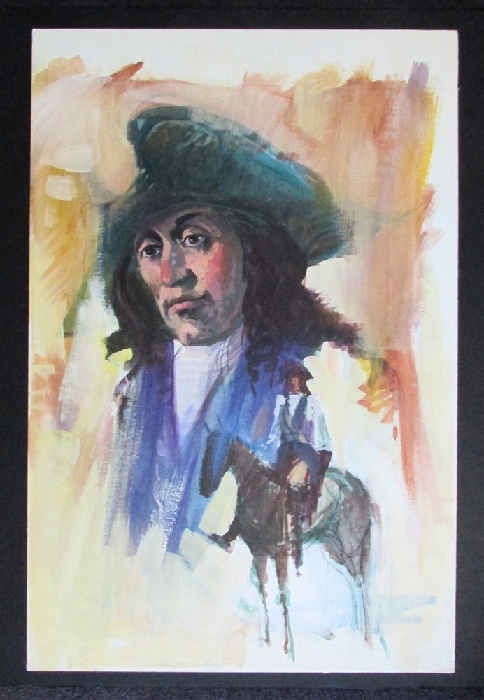 JOSEPH MADDIOME ATTRIBUTED TO PAINTING AMERICAN COLONIAL
