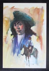 JOSEPH MADDIOME ATTRIBUTED TO PAINTING AMERICAN COLONIAL