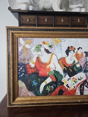 K GARRAH IMPRESSIONIST PORTRAIT OIL PAINTING WOMAN