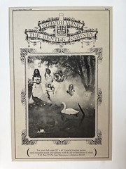 Gentle journey Poster Cribari Rolling Stone 1970 Vintage Ad MID CENTURY