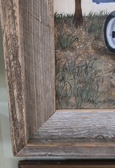 1930s Chevy Half Ton Pickup Truck Original Canvas Painting Barnwood Frame