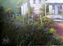 IVY HOUSE Yarnell Original Acrylic 24×18 Painting Pre-estate Collection Sale