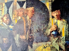 „Survivors“ Holocaust Survivors Art Print by Harvey Breverman 19 1/4″ x 25″