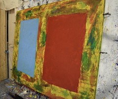 Mark Rothko Style Giant Canvas Painting 84”X62” (7 Foot) Abstract Modern XL XXL