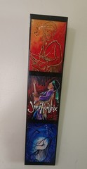 Original Signed Reggie Ford Art Jimi Hendrix Panel Epoxy on Wood 24×6″