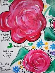 Petals Up Queen 9×12 Thick Watercolor Paper Original Art Abstract Expressionism