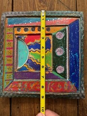 Abstract Art – Oil on Mixed Media Collage and Handmade Paper – Kevin Kichar