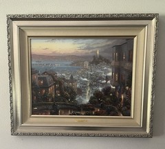 Thomas Kinkade San Francisco Lombard Street Limited Edition Signed Lithograph F…