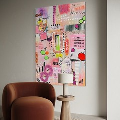 Original Abstract Hand Painted Artwork – Unique, Handmade Paintings 100x70cm