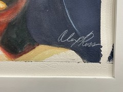 Superman painting BATman Painting- Justice League Alex Ross painting wonder wo