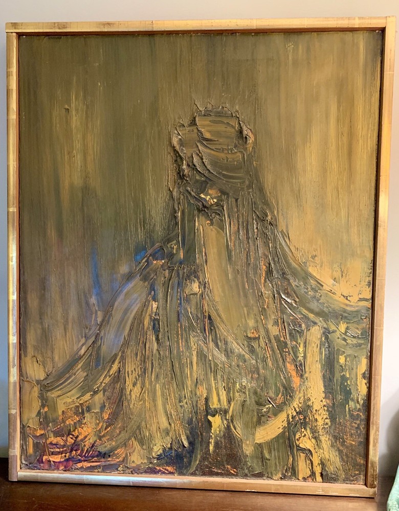 60s JOACHIM PROBST Oil Painting-Expressionist-Abstract- “Mary Troy”