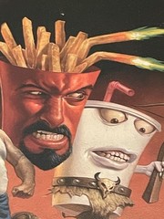 Aqua Teen Hunger Force Movie Film for Theaters (2007) Canvas Wall Art, Rare