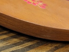 Large Wood Paddle Hand Painted Floral Cutting Board/Wall Art Hydrangea Pink