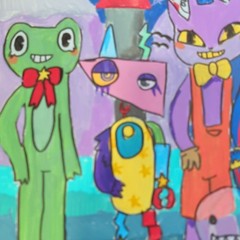 Hand-Painted Amazing Digital Circas, Unframed Single Piece