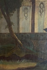 Antique Neoclassical 18th Century Landscape Oil Painting by Huberto Robert (x2)