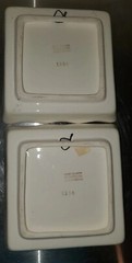 Two Vintage ceramic wall plaque from „Decorate Ceramics Inc“ Florencita CA