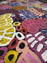 Dora Mbitjana 💕Aboriginal Art COA Supplied. 203cm X 93cm DM31M-A