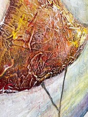 Monumental Abstract Ballerina Painting | Huge Original Colorful Textured Canvas
