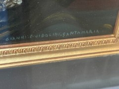 Gianni Guidolini Santa Maria (Italian) Rare Original Oil Painting Still Life