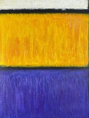Mark Rothko (Handmade) Oil On Canvas Painting signed and stamped