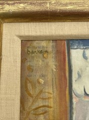 BEBE BARKAN PAINTING MODERNIST PORTRAIT STILL LIFE EXPRESSIONISM LISTED AMERICAN
