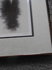 Polly French Artist Siamese Cat Framed 23″ x 11″
