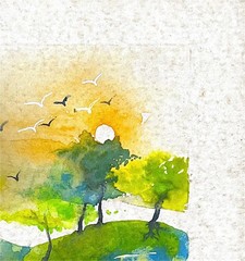 Dong Moy Chu Kingman, Watercolor, Chinese – American (1911 – 2000)