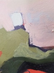 Modern Abstract Original Oil Painting Titled Brightside Collect Fine Art 8×8