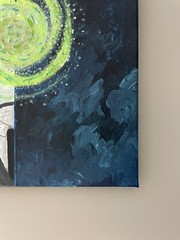 Ana Tinsky’s Acrylic On Canvas Handmade Painting Original INFINITY 12“x12“
