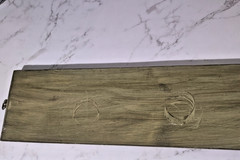 Vntg Hand Painted Fruit Wood Wall Plaque Country Cottagcore MCM Decor 24″ X 7.5″