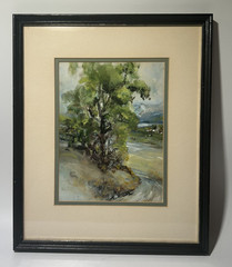 VTG Edith Cope Still Life Painting Framed & Matted Corona del Mar California