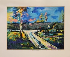 Ketchin Fish by William Tolliver- Limited Edition Serigraph on Canvas
