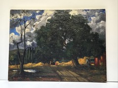 Antique Painting 1910’s Impressionist California Henry Lovins Large Oil Famous